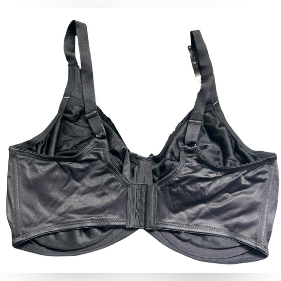 BALI THE LILYETTE black Minimizer Underwire Bra LY0428 size 42DDD NWT - Picture 5 of 7